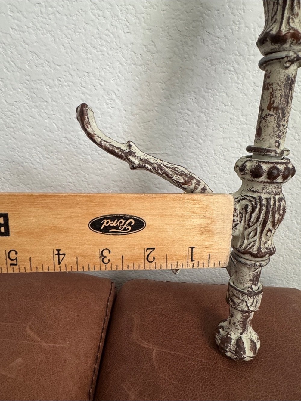 French Country Branch Cast Iron Swivel Wall Hook Tree - Picture 6 of 6